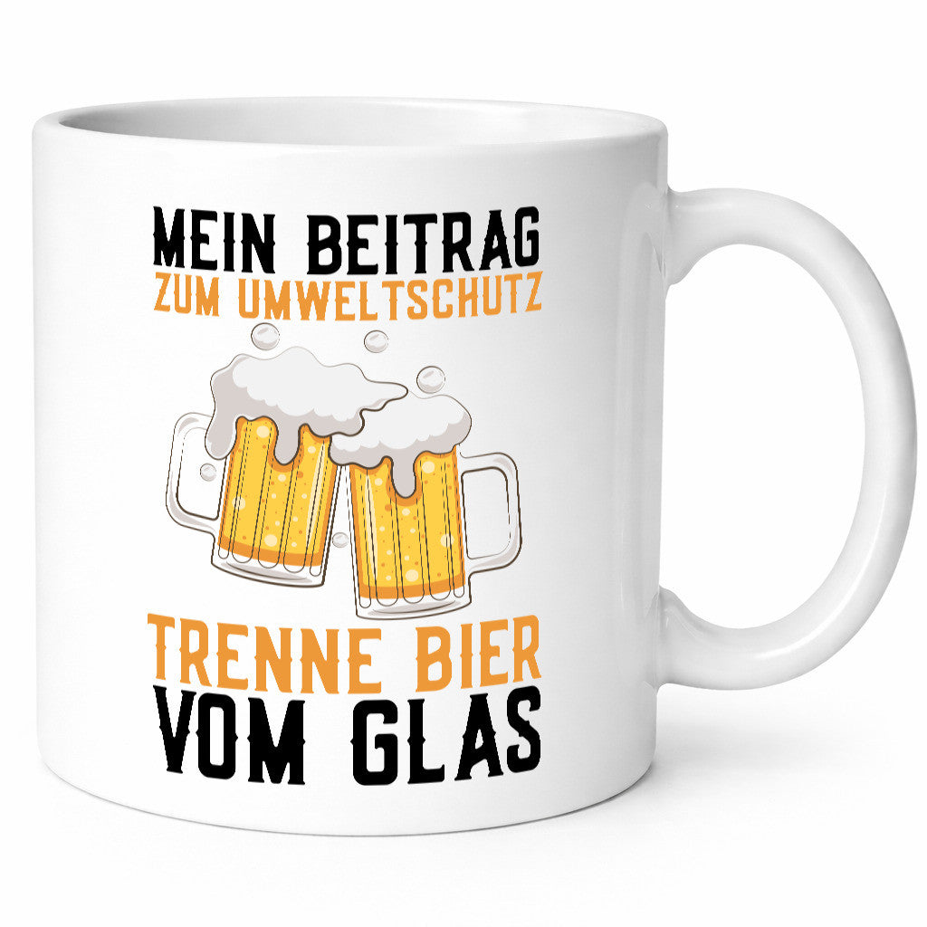 Beitrag zum Umweltschutz | Biertrinker Party Pils lustiger Spruch Geschenk