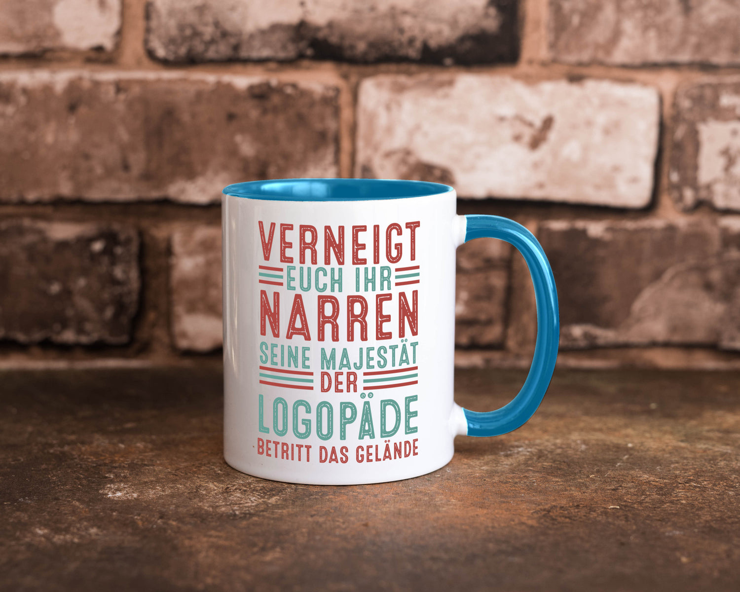 Verneigt euch: Logopäde | Sprachtherapie Geschenkidee Humor Tasse