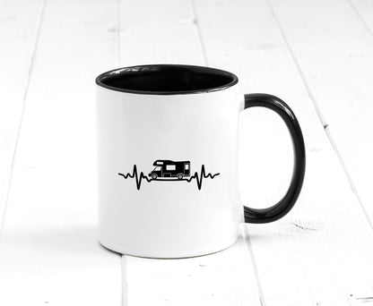 Wohnmobil | Herzschlag lustiger Spruch Geschenk Humor Geschenkidee Tasse