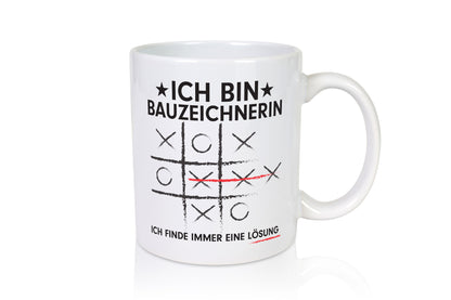 Lösung finden: Bauzeichnerin | Zeichnerin lustiger Spruch Geschenk Humor