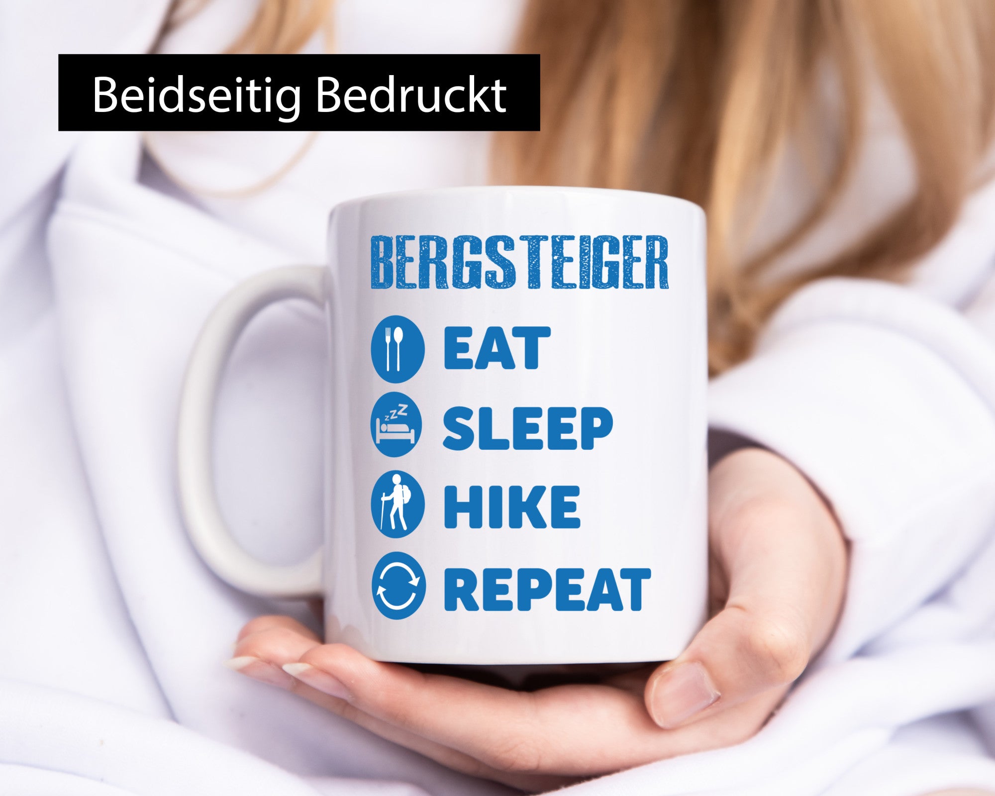 Bergsteiger Tasse | Wandern Spruch Hiking Berge lustig Humor Geschenkidee