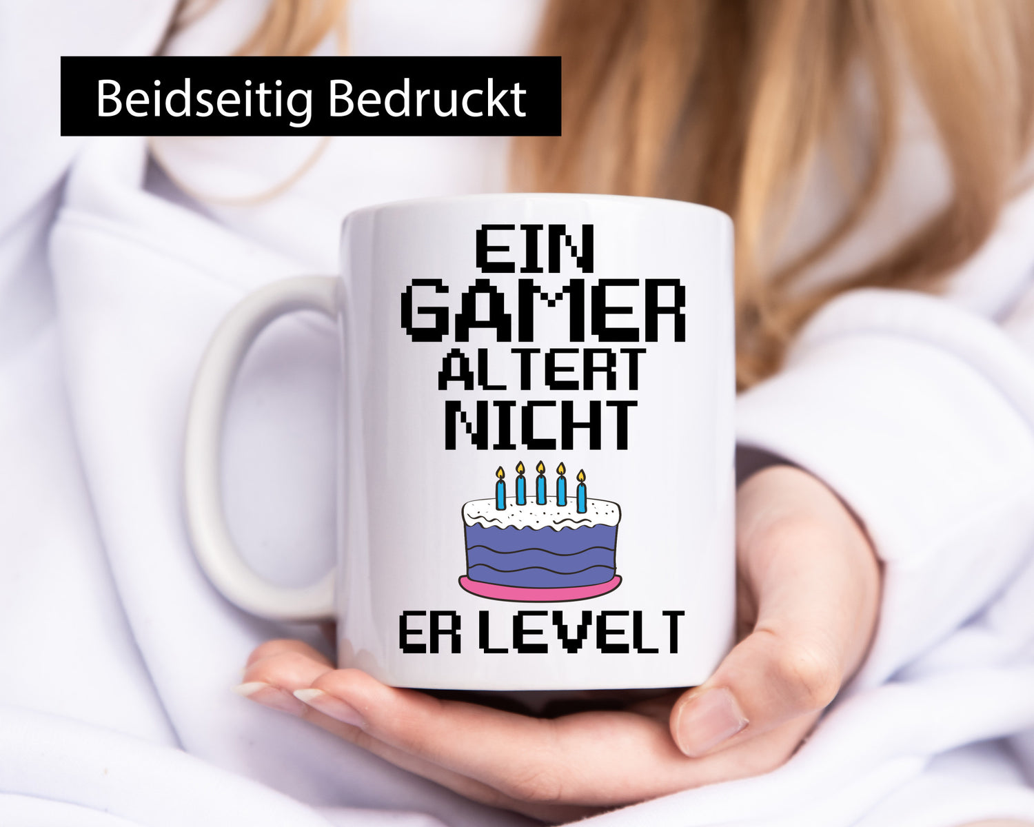Ein Gamer levelt | Geburtstag Tasse Zocker Gaming Humor Geschenkidee