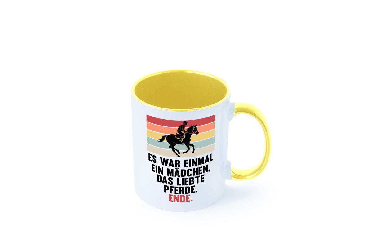 Es war einmal ein Mädchen das Liebte Pferde | lustig Humor Geschenkidee Tasse