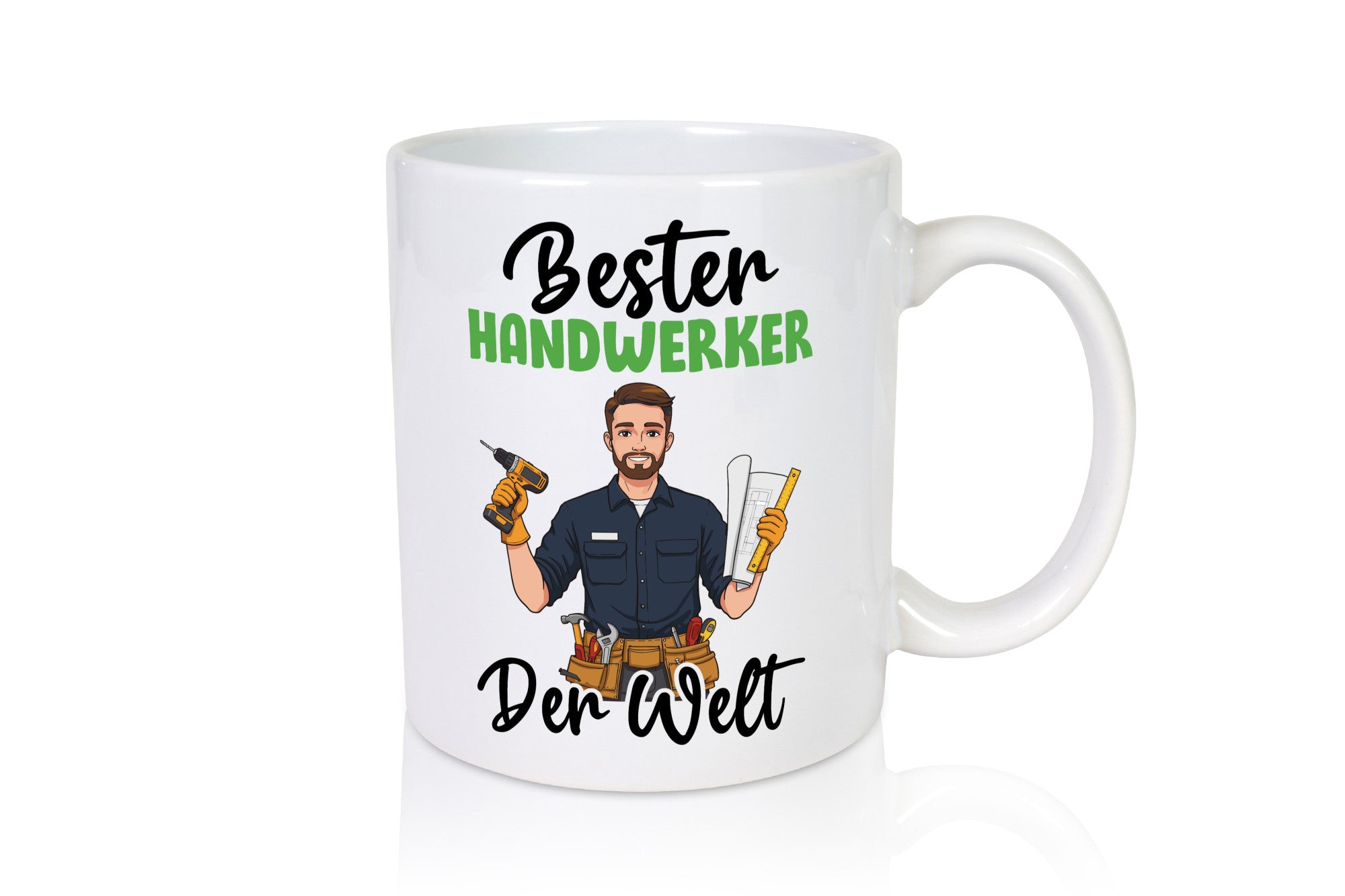 Bester Handwerker |Handwerk v2 Geschenk Humor Geschenkidee lustiger Spruch Tasse
