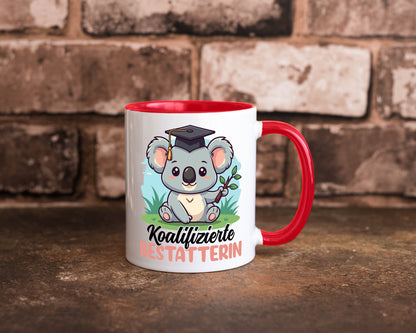 Koalifizierte Bestatterin | Bestattung Totengräberin Humor Geschenkidee Tasse