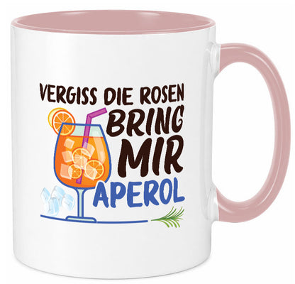 Bring mir Aperol | Rosen Paar Party Geschenkidee Humor Tasse