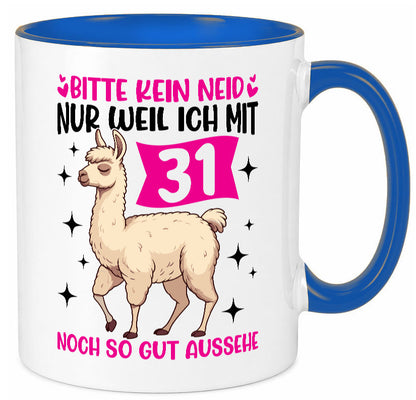 31. Geburtstag | 31 Jahre Lama gut aussehen lustiger Spruch Geschenk