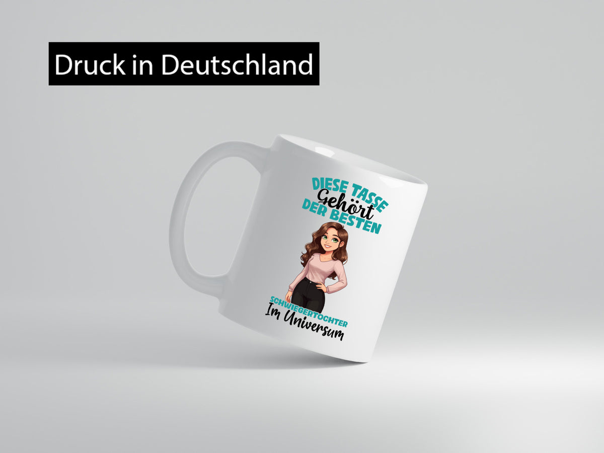 Im Universum: Schwiegertochter |Schwiegermutter Geschenkidee Familie Humor Tasse