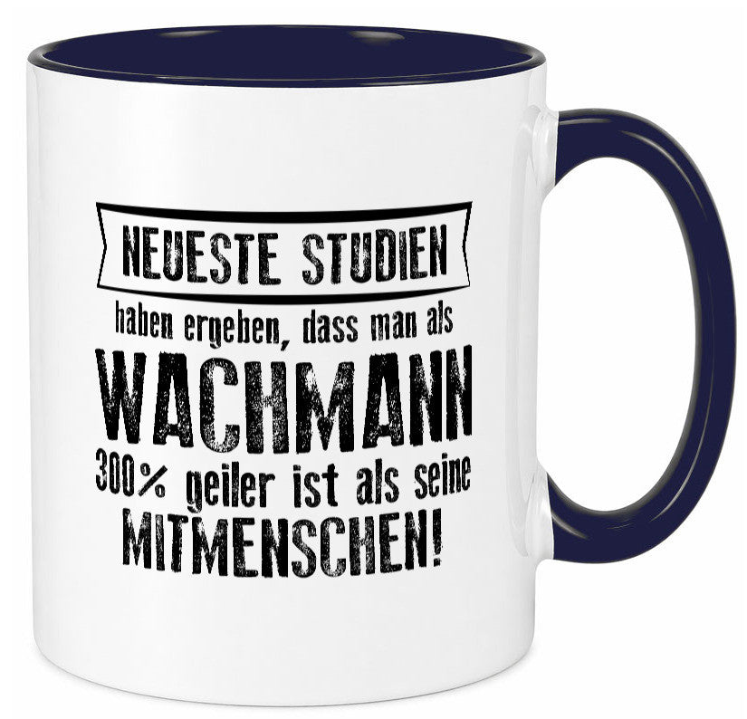 Neuste Studien: Wachmann | Wachpersonal Nachtwächter Humor Geschenkidee Tasse