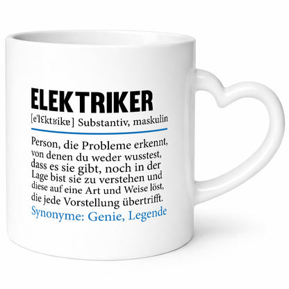 Elektriker | Beruf Elektronik Elektrotechnik Geschenk Arbeit Kollegen Büro