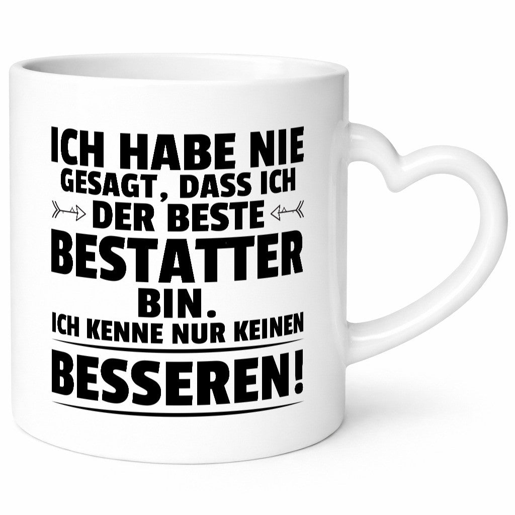 Der Beste Bestatter | Bestattung Totengräber lustig Humor Geschenkidee Geschenk
