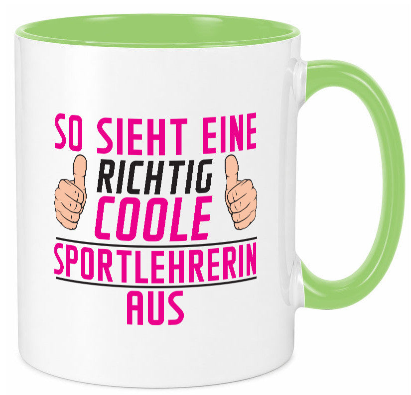 Richtig Coole Sportlehrerin | Lehrer Sport Geschenk Humor Geschenkidee lustiger