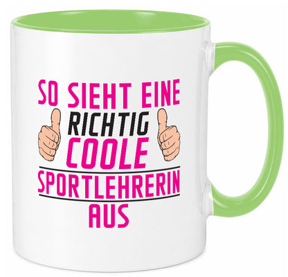 Richtig Coole Sportlehrerin | Lehrer Sport Geschenk Humor Geschenkidee lustiger