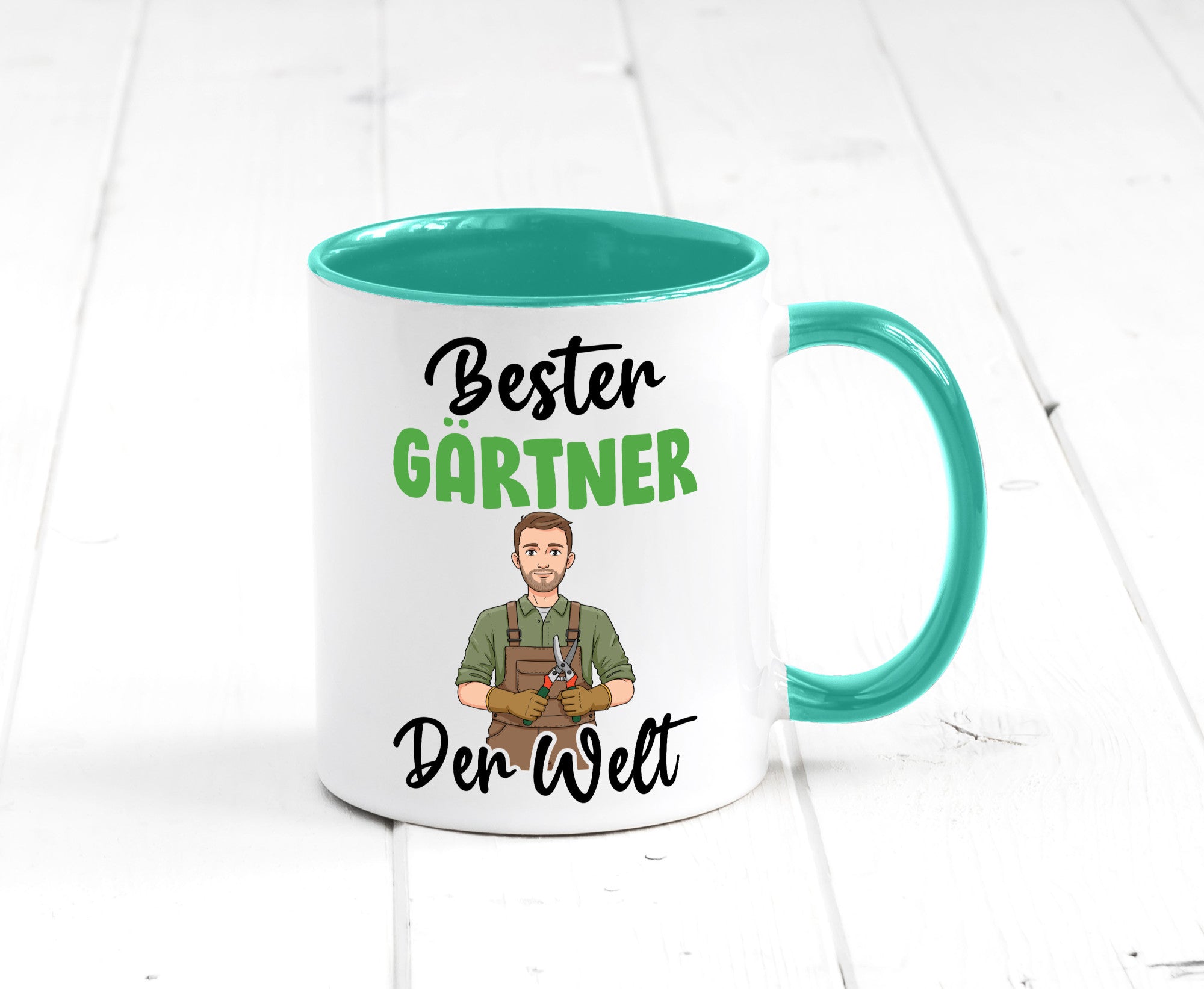 Bester Gärtner | Gartenbau v2 Geschenk Humor Geschenkidee lustiger Spruch Tasse