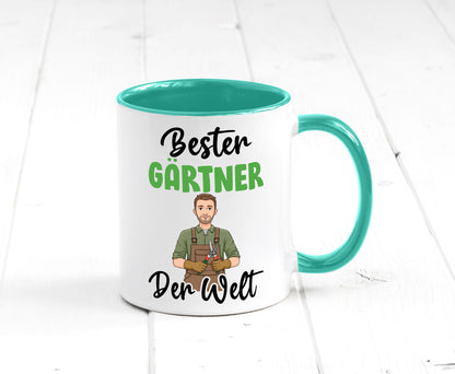 Bester Gärtner | Gartenbau v2 Geschenk Humor Geschenkidee lustiger Spruch Tasse