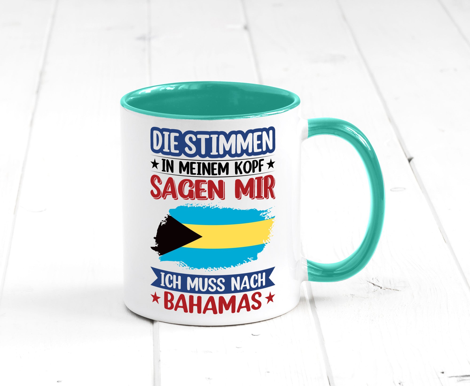 Bahamas | Urlaub Stimmen in meinem Kopf Traumland Geschenk Humor Geschenkidee