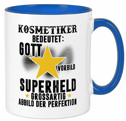 Bedeutung von Kosmetiker | Kosmetik Stylist Visagist Geschenkidee Humor Tasse