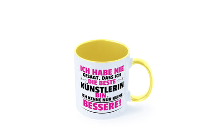 Die Beste Künstlerin| Spruch lustig | Kunst Geschenk Humor Geschenkidee