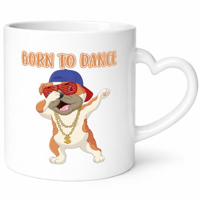 Born to dance | Mops Tasse Tänzer lustiger Hund Geschenkidee Tierliebhaber Humor