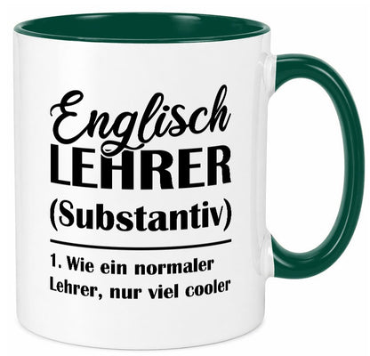 Englisch Lehrer, normal, nur viel cooler Geschenk Humor Geschenkidee lustiger Tasse
