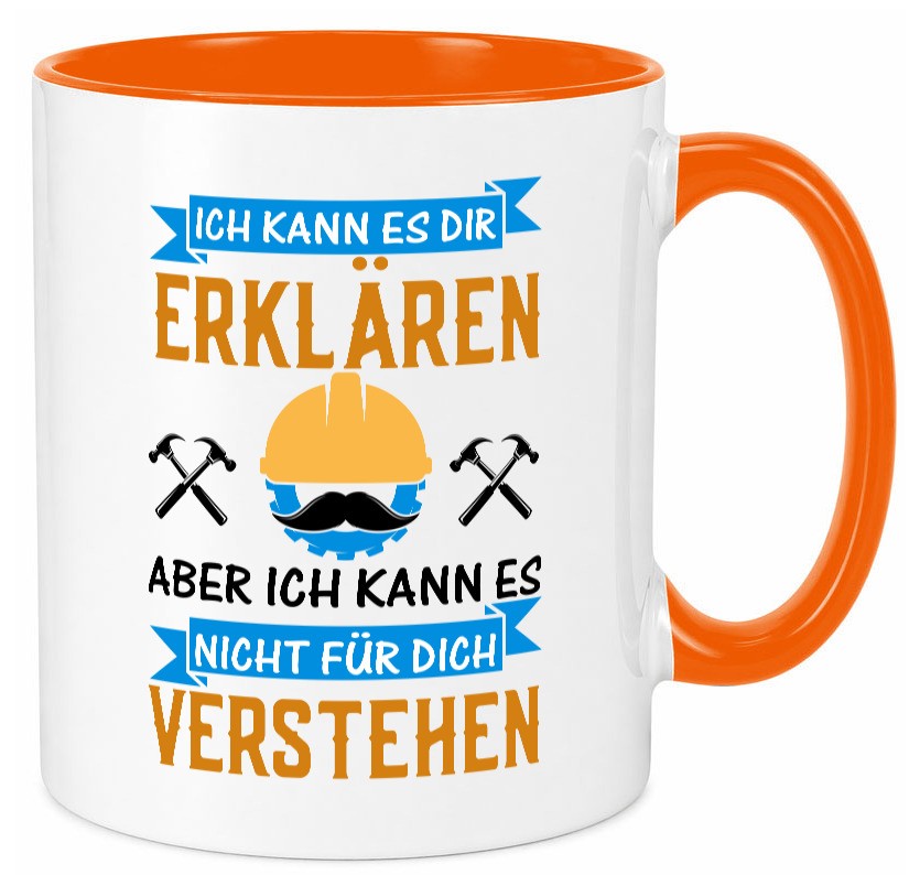 Ich kann es dir erklären | Dumme Mitarbeiter Arbeit lustiger Spruch Geschenk Tasse