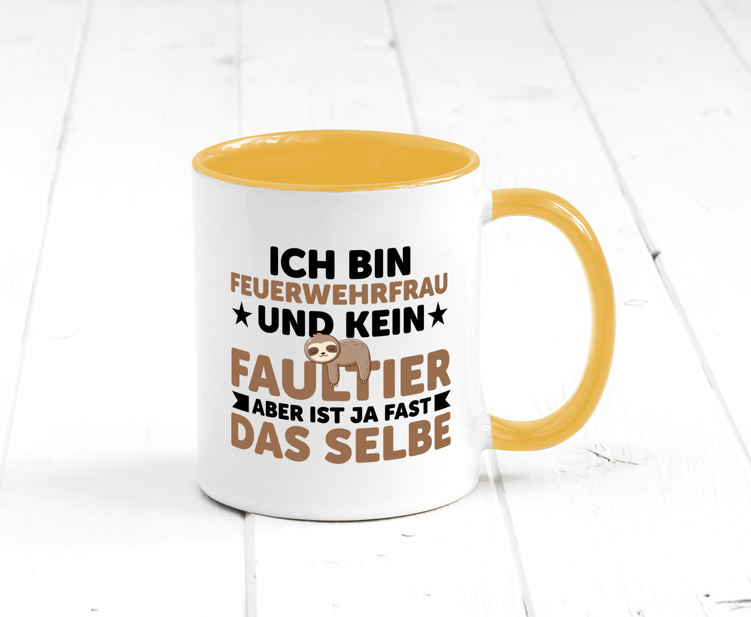 Ich bin kein Faultier: Feuerwehrfrau | Feuerwehr lustiger Spruch Geschenk