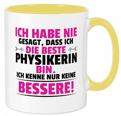 Die Beste Physikerin | Physik lustig Humor Geschenkidee Geschenk Tasse