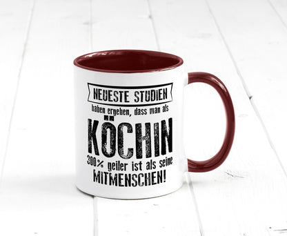 Neuste Studien: Köchin | Chefköchin Chefkoch Geschenk Arbeit Kollegen Büro