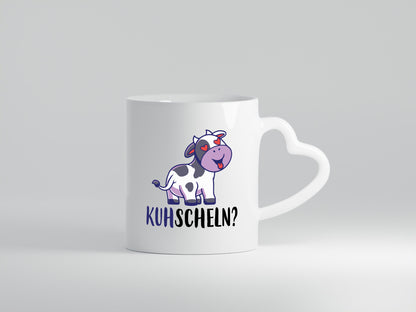 Kuhscheln | Kuh Kuscheln Paar Geschenk Humor Geschenkidee lustiger Spruch Tasse