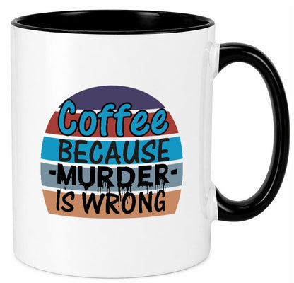 Kaffeetrinker Tasse | schwarzer Humor Büro Spruch Geschenk Arbeit Kollegen