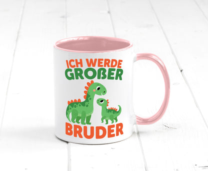 Ich werde Großer Bruder | Dino Brudersaurus lustig Humor Geschenkidee Geschenk