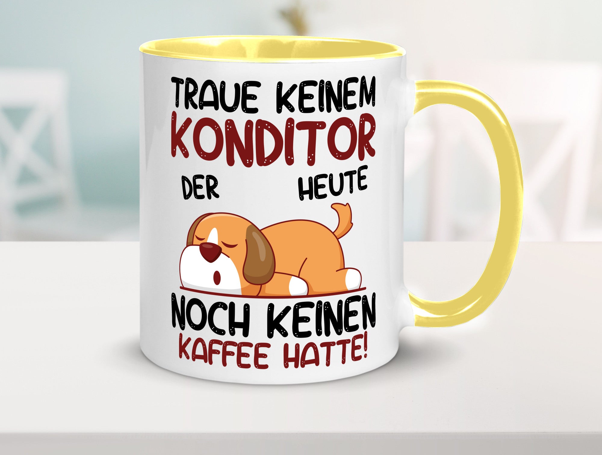 Traue keinem Konditor | Konditorei Humor Geschenkidee Tasse