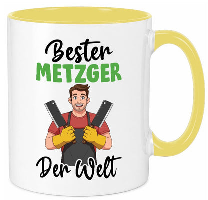 Bester Metzger | Fleischer Metzgerei v2 Geschenkidee Humor Tasse