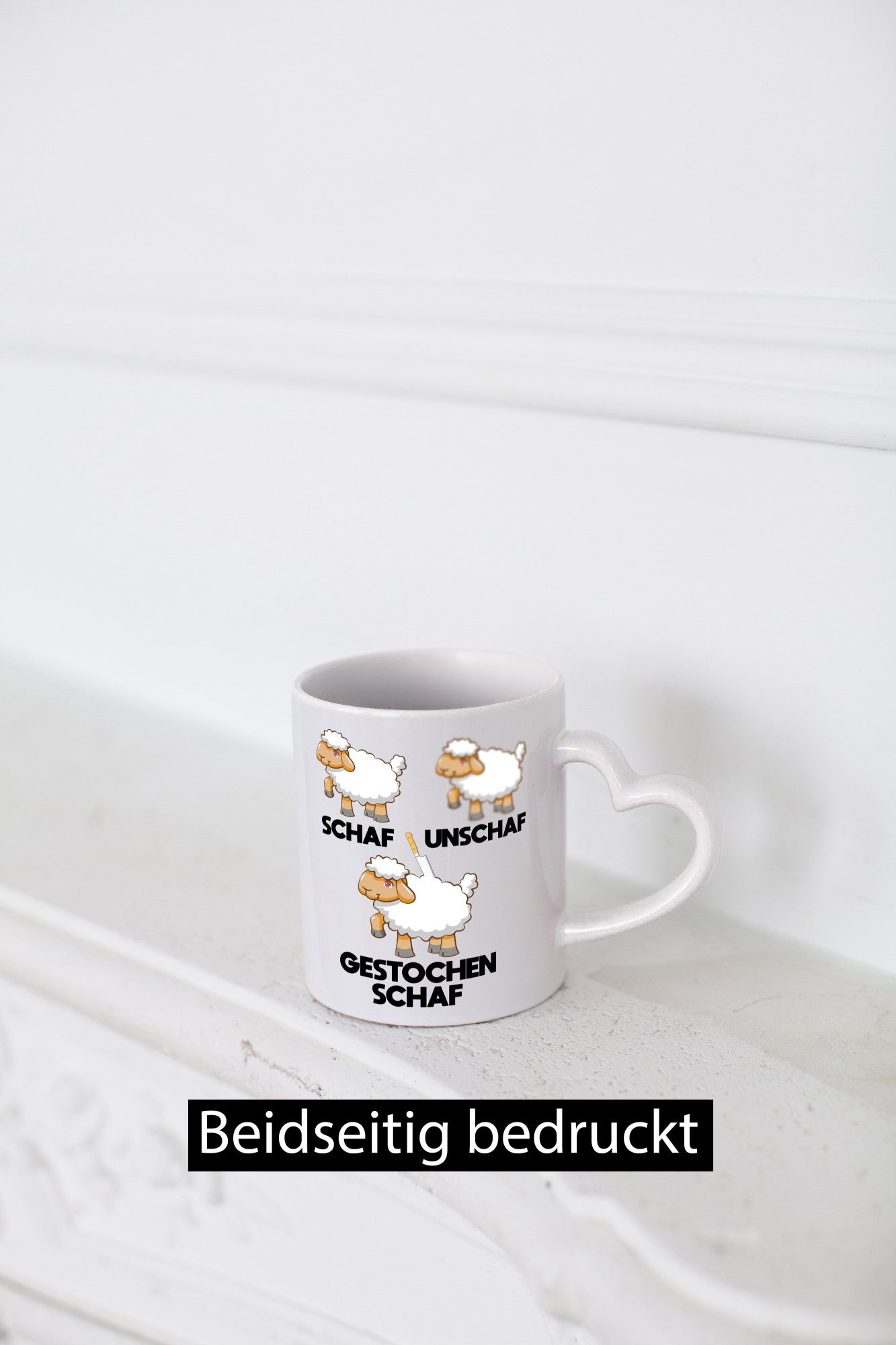 Schaf - Unschaf gestochen | Schafe lustig Humor Geschenkidee Geschenk Tasse