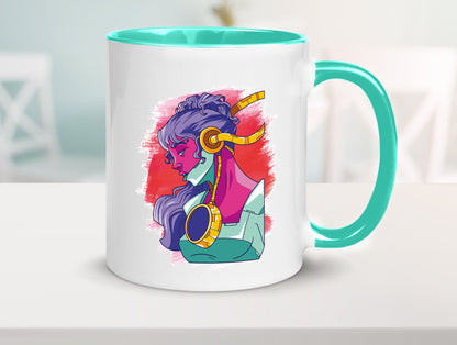 Zeichnung | Kunst Tasse Frauen Motiv cooles Design Humor Geschenkidee
