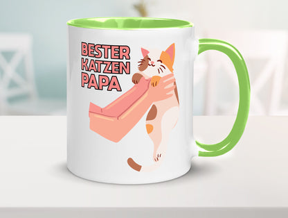 Bester Katzenpapa | Katze Gabel Geschenk Tierliebhaber Humor lustiger Spruch