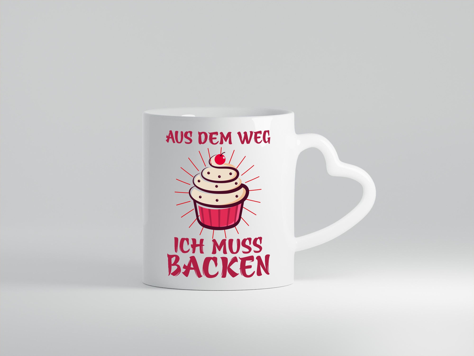 Aus dem weg ich muss Backen | Kuchen Humor Geschenkidee Tasse