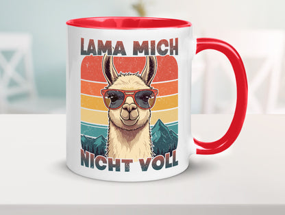 Lama mich nicht voll | Alpaka Kamel Retro lustig Humor Geschenkidee Geschenk