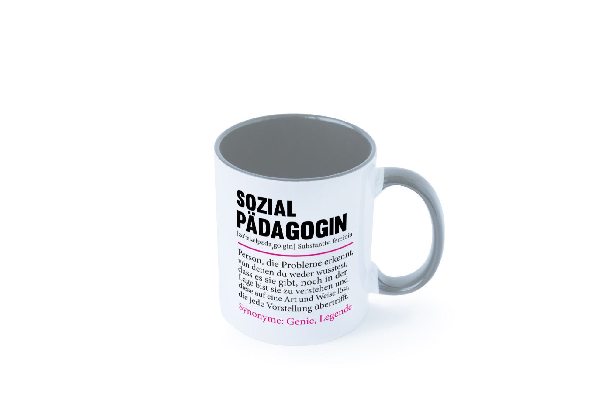 Sozialpädagogin | Spruch lustig Humor Pädagogin v2 Geschenkidee Geschenk Tasse