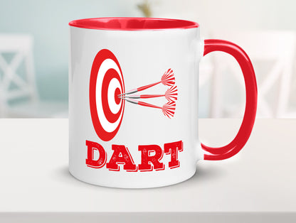 Dartspieler Tasse | Dart Hobby Motiv Spieler lustig Humor Geschenkidee Geschenk