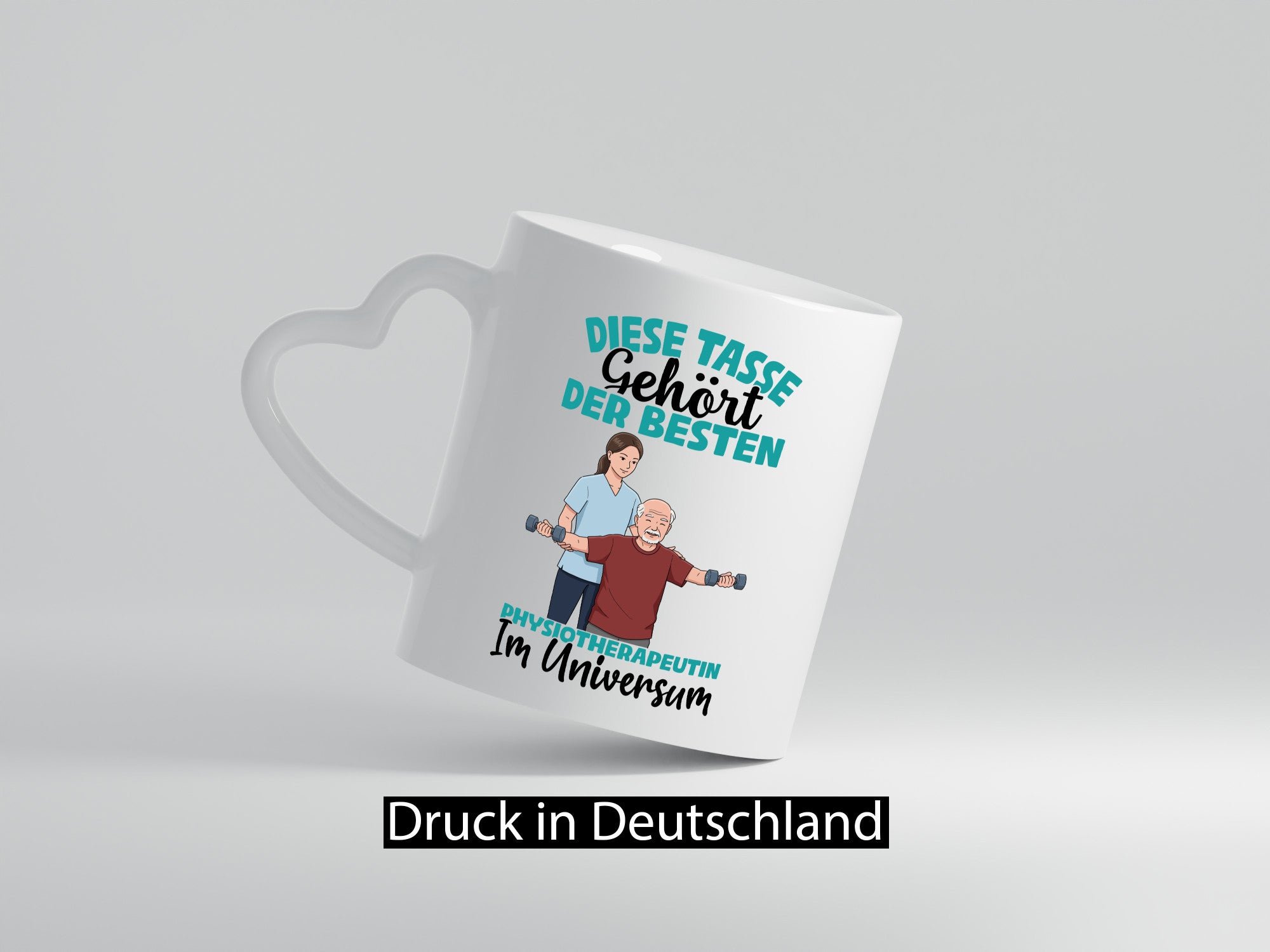 Im Universum: Physiotherapeutin lustiger Spruch Geschenk Humor Geschenkidee