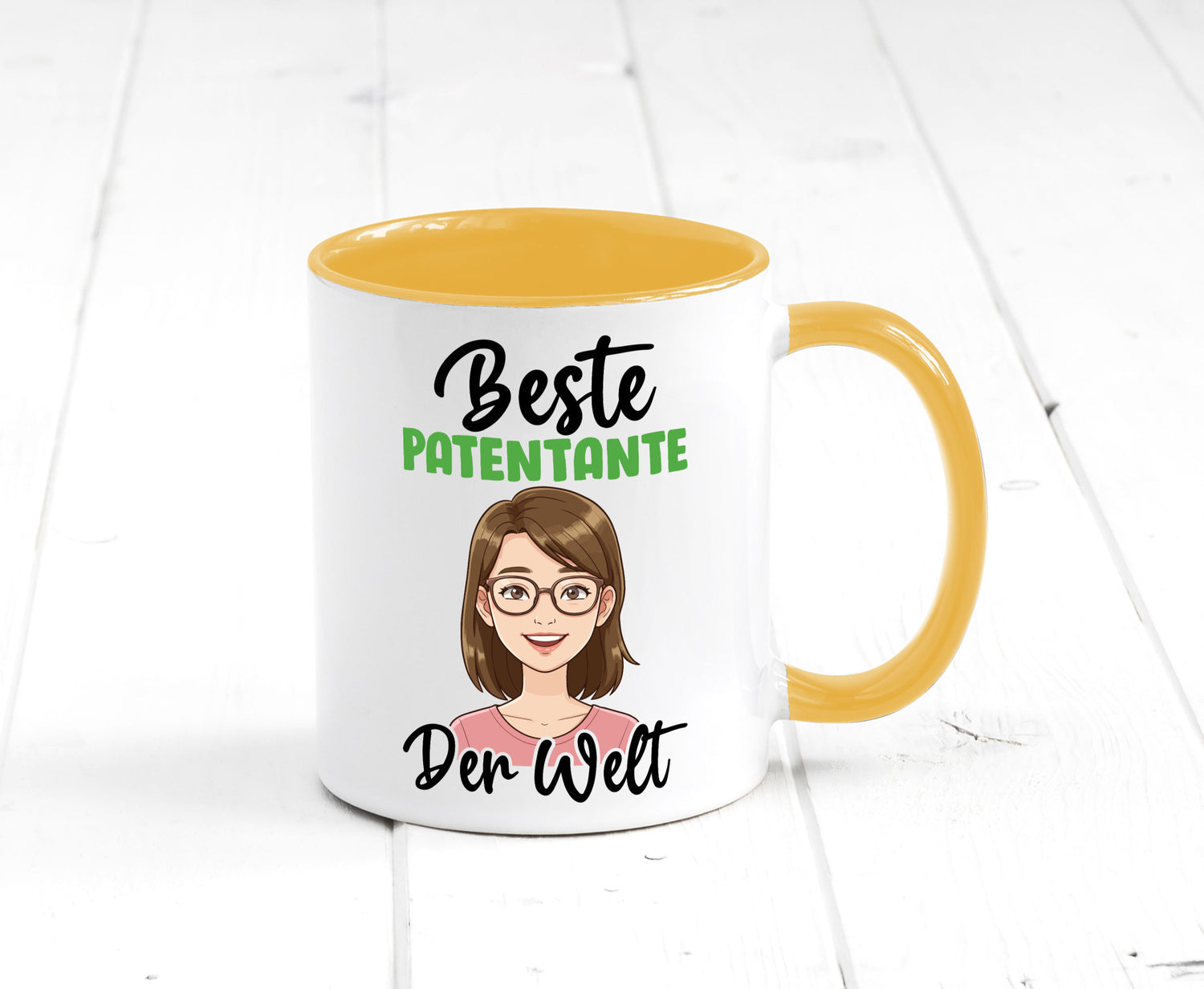 Beste Patentante | Tante lustiger Spruch Geschenk Humor Geschenkidee Tasse