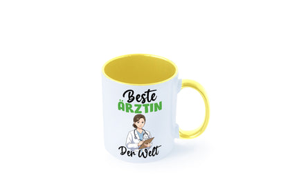 Beste Ärztin | Medizin Doktorin Fachärztin v2 Humor Geschenkidee Tasse
