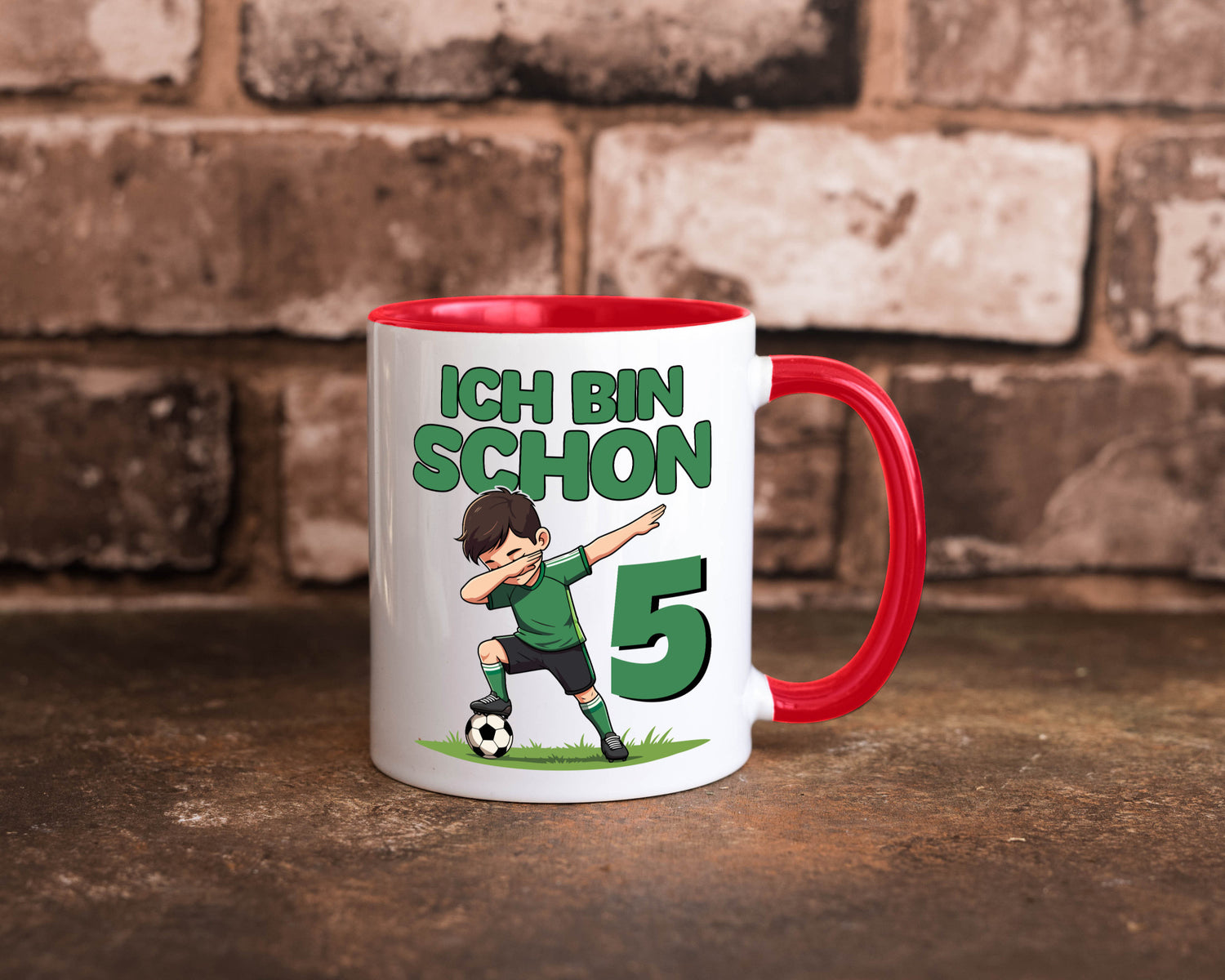 5. Geburtstag | 5 Jahre Fußballer lustiger Spruch Geschenk Geschenkidee Tasse