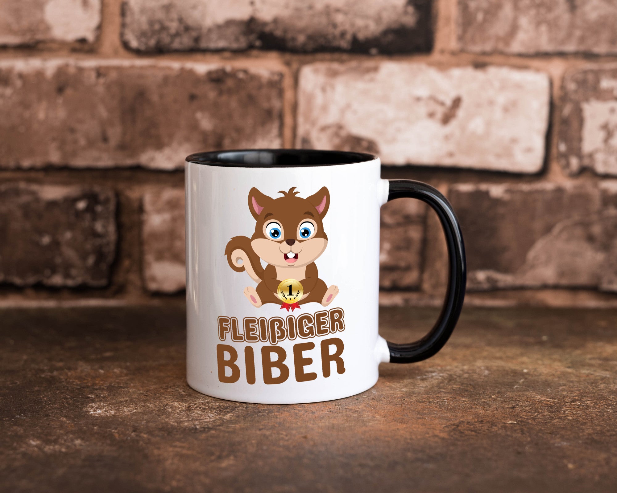 Fleißiger Biber | Motiv Tasse Kinder Geburtstag lustig Geschenkidee Geschenk