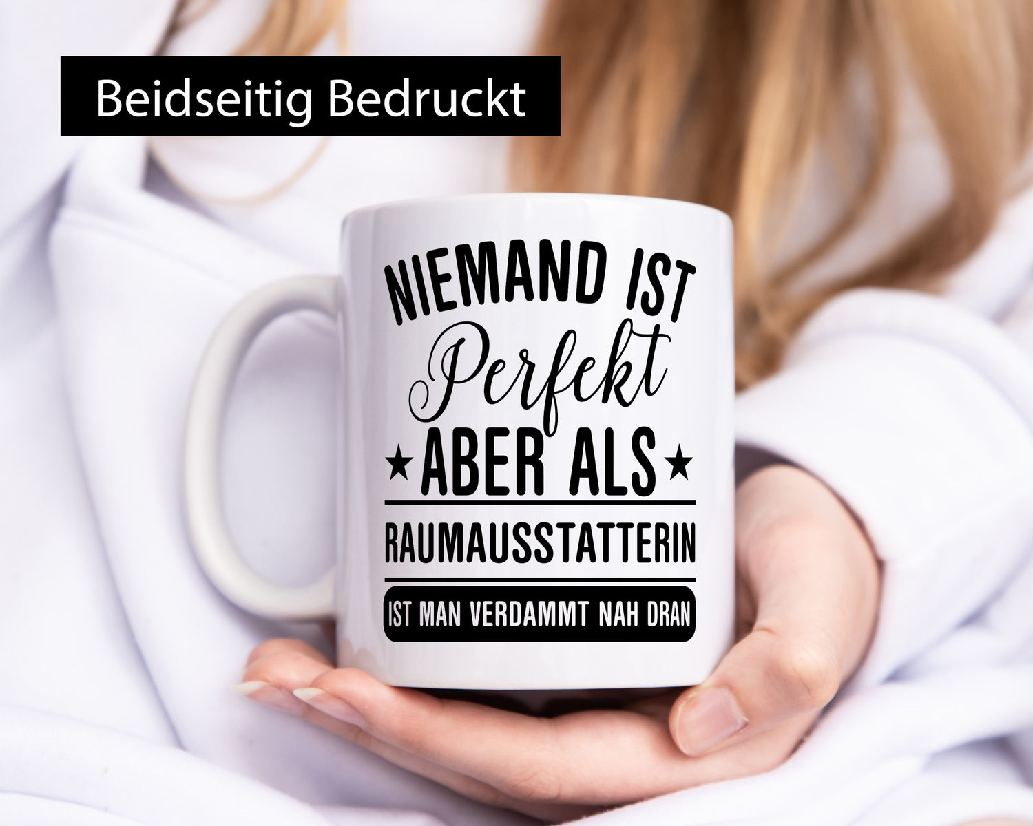 Verdammt nah dran: Raumausstatterin | Wohn Ausstatterin lustig Humor
