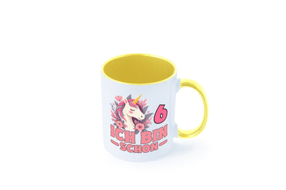 6. Geburtstag | 6 Jahre Einhorn bin schon Mädchen Geschenk Geschenkidee