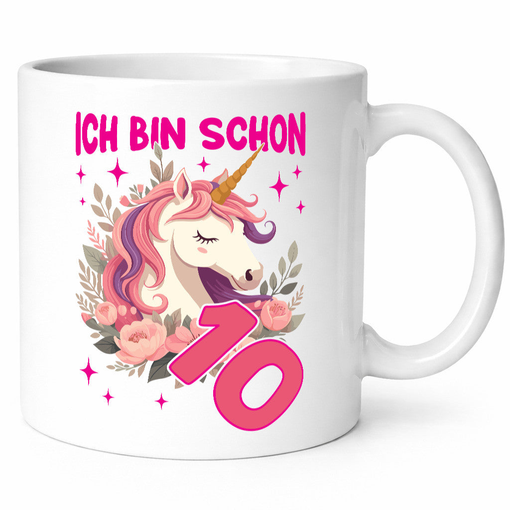 10. Geburtstag | 10 Jahre Einhorn Mädchen Geschenkidee Humor Tasse