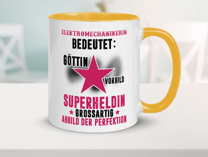 Bedeutung von Elektromechanikerin | Mechanikerin lustiger Spruch Geschenk Humor