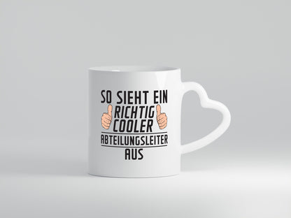 Richtig Cooler Abteilungsleiter| Führungskraft lustiger Spruch Geschenk Humor